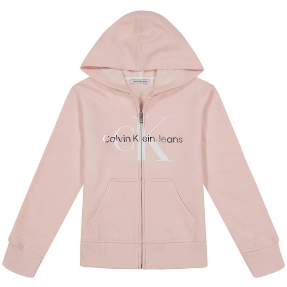 Calvin Klein Monogram Logo Hoodie Sweatshirt 8-10
